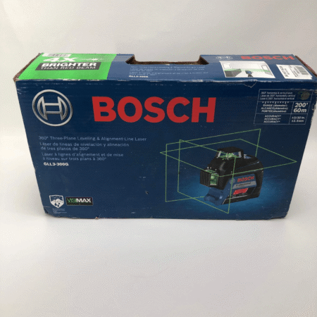 New Bosch GLL3-300G 12V Three-Plane Green Laser Level