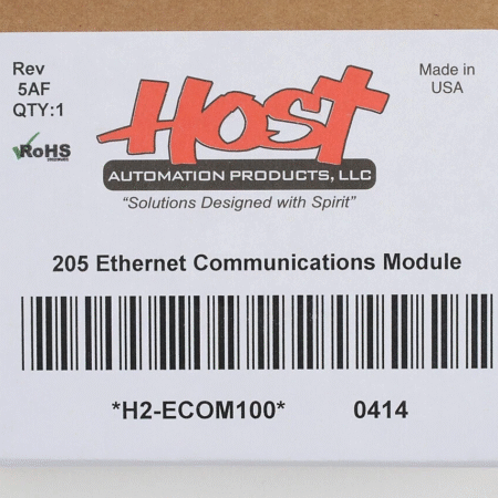 AUTOMATION DIRECT H2-ECOM100, ETHERNET COMMUNICATIONS MODULE, (NEW IN BOX)
Opens in a new window or tab