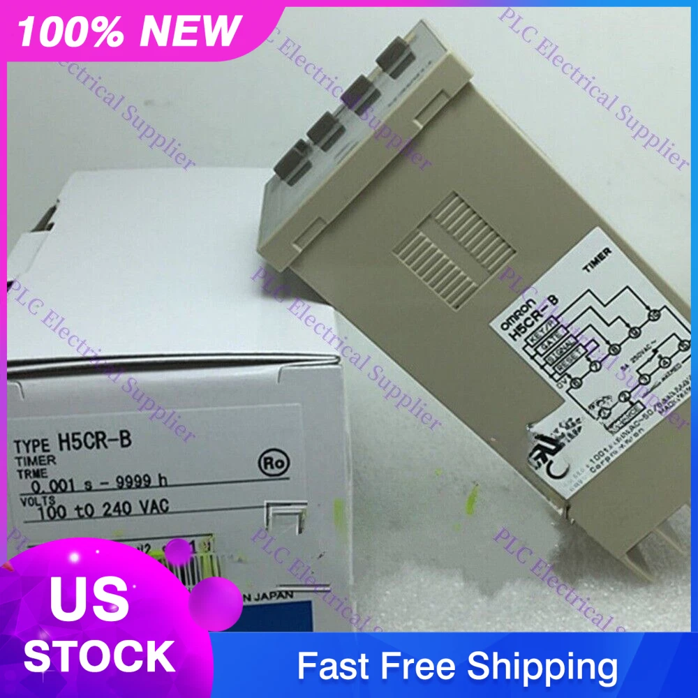 H5CR-B 1PC NEW IN BOX Omron Time Relay H5CR-B 100-240VAC Fast Shipping
Opens in a new window or tab