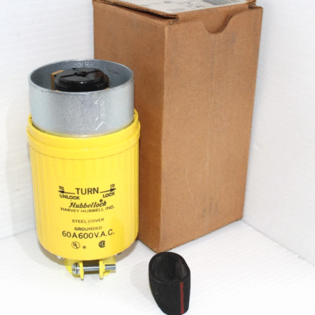 ⭐NEW IN BOX⭐ HUBBELL HBL26419 "Hubbellock" Plug 60-Amp 60A 600V 3P4W 26419
Opens in a new window or tab