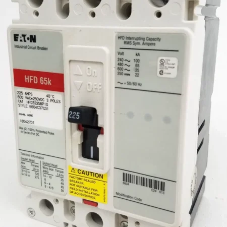 HFD3225BP10 Eaton 225 Amp Circuit Breaker 600V *NEXT DAY OPTION* NEW TAKEOUT
Opens in a new window or tab