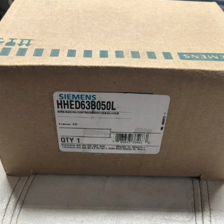 SIEMENS HHED63B050L - 3 Poles 50 Amp Molded Case Circuit Breaker New
Opens in a new window or tab