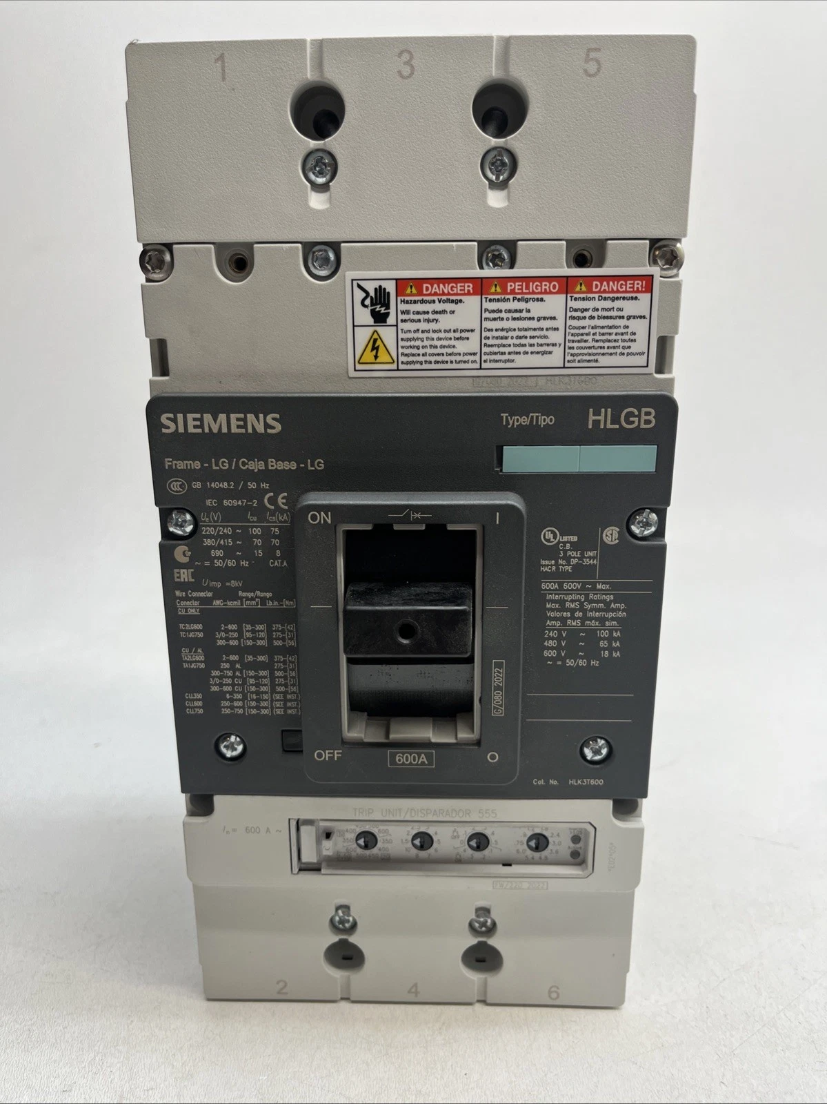 NEW LISTINGSIEMENS HJGB 600 Amp Frame LG New In Box 🔥 HLK3T600
Opens in a new window or tab 2 HLK3T600 0