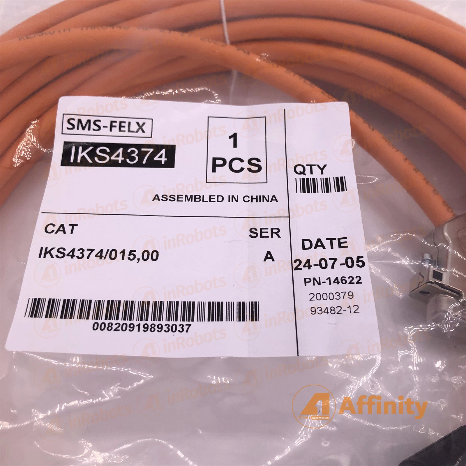 15m IKS4374/015.0 Rexroth Cable IKS4374 Wire New Made In China 1PC
Opens in a new window or tab