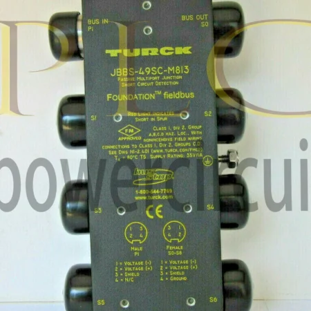 Turck JBBS-49SC-M813 Foundation Fieldbus U7909 Bus Stop PI S0 S8 NEW 1PCS