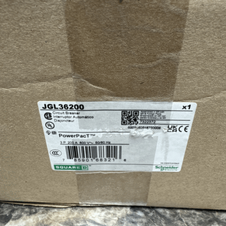 NEW SQUARE D JGL36200 POWERPACT CIRCUIT BREAKER 3 Pole 200A 600V