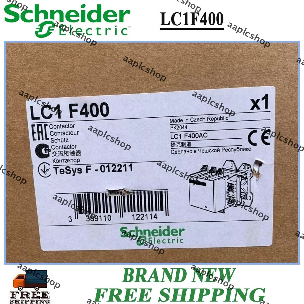 Schneider LC1F400 400AMP Contactor NEW IN BOX Schneider Electric LC1F400 USA
Opens in a new window or tab
