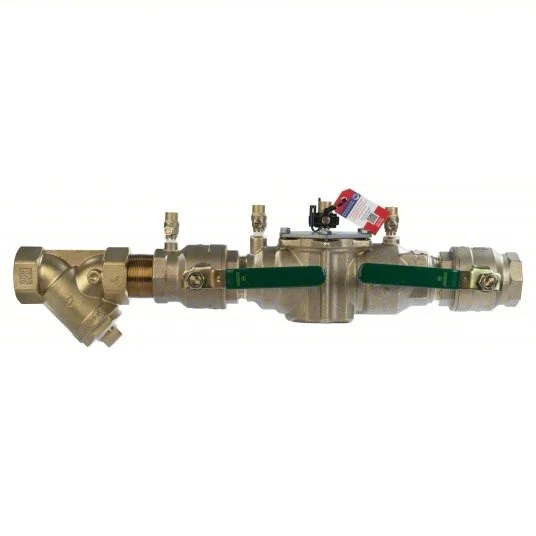 WATTS 2 LF007M1-QT-S-FZ DOUBLE CHECK VALVE ASSEMBLY, 2" FNPT, 812MY7, NEW!!