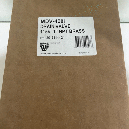 VAN AIR SYSTEMS MDV-400 I MOTORIZED DRAIN VALVE ( 136731 NEW OEM) P/N 39-2411121
Opens in a new window or tab