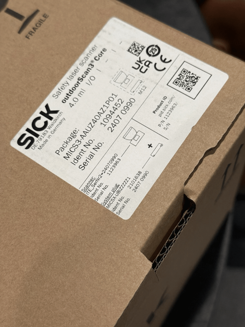Surplus Sealed SICK MICS3-AAUZ40AZ1P01 SICK Safety Laser Scanner MicroScan3