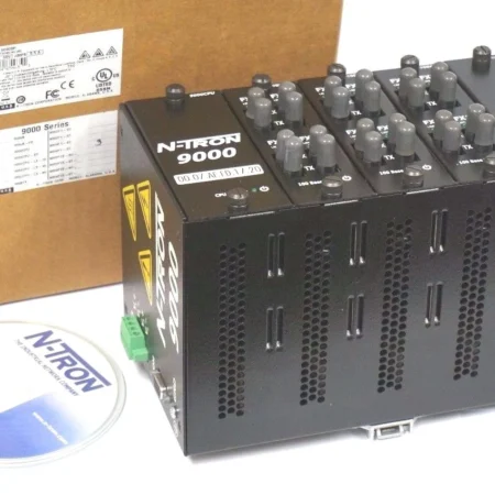 NEW N-TRON 9000BP 4 SLOT CHASSIS W/ 9000CPU , (3) 9004FX , 9000FP MODULES