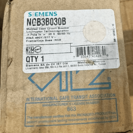 NEW Siemens NGB NGB3B030B 3 Pole 30 Amp 600V 480v Circuit Breaker NIB