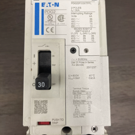 Eaton PDG22F0030TFFL New Surplus
Opens in a new window or tab