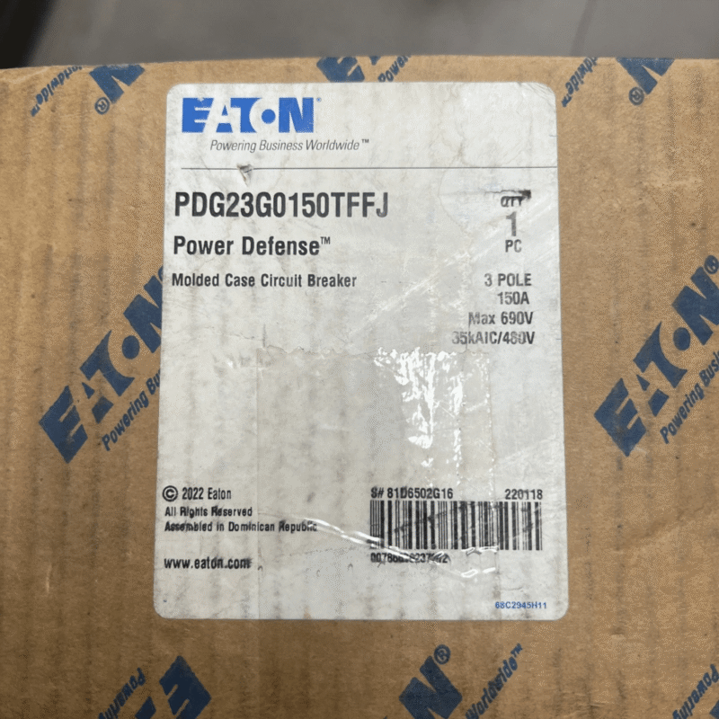 NEW LISTINGPDG23M0150TFFJ EATON CIRCUIT BREAKER 150A 600V 3P NEW IN BOX