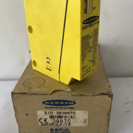 Banner Q85VR3LP-T9 Photoelectric Sensor, Polarized Retro, 80mm-4.6m, NIB