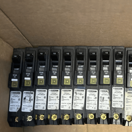 Lotof10 New Circuit Breakers Square D QO115PCAFI 15 Amp Plug On Neutral CAFCI🔥