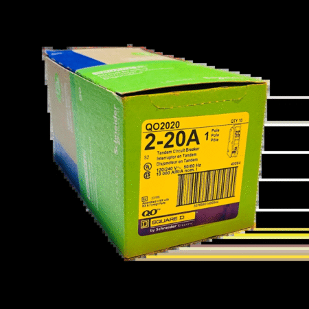 QO2020 / QO2020C - No Hook (Box of 10) Square D Tandem Breaker
