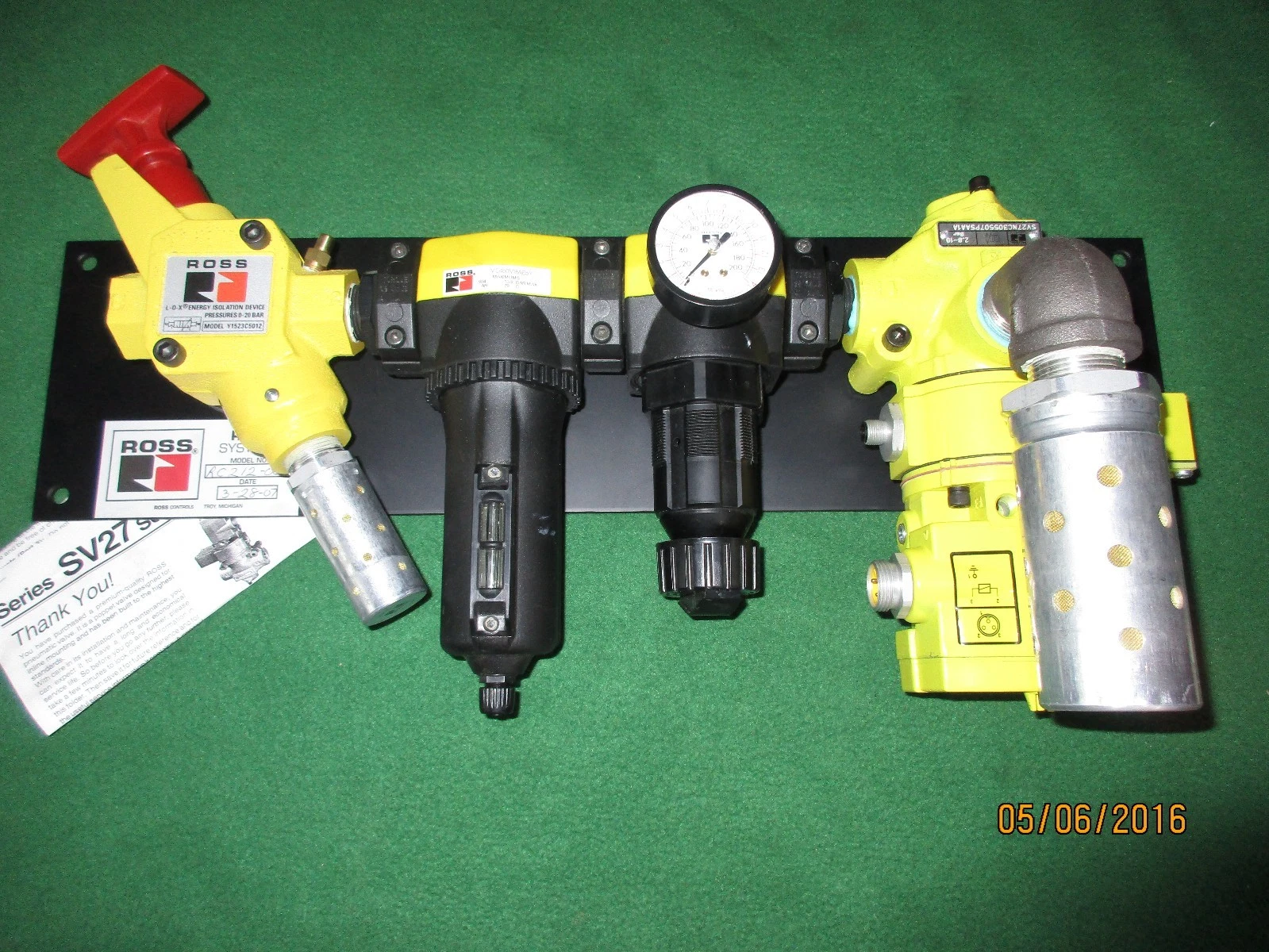 NEW ROSS CAT 2 SV27 SENSING VALVE MANUAL LOCK L-O-X VALVE,FILTER,REG RC212-06Z
Opens in a new window or tab 2 RC212 06Z 0