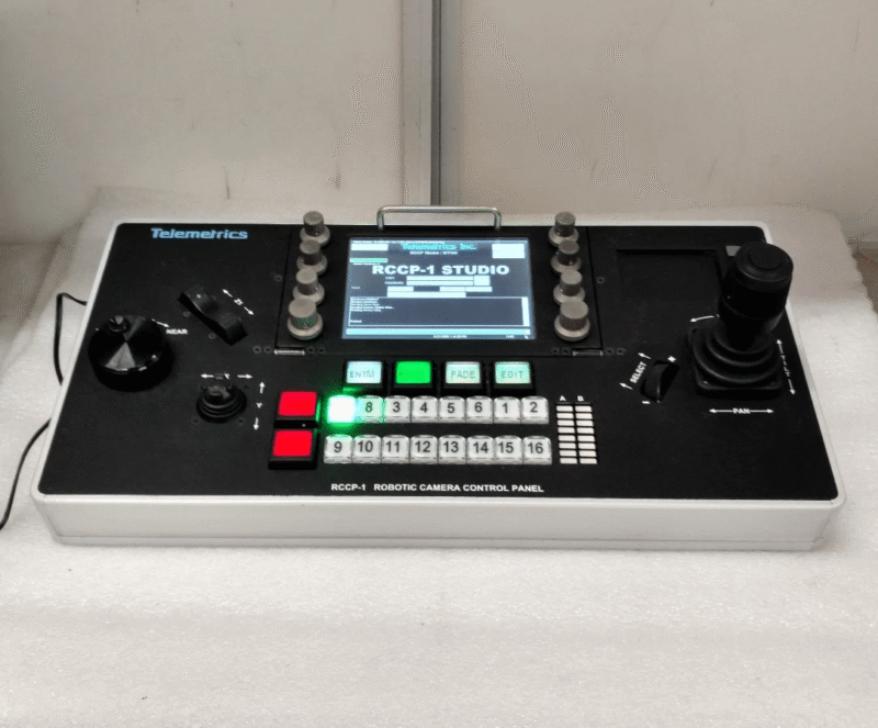 Telemetrics RCCP-1 Robotic Camera Control Panel * Boots * For Parts