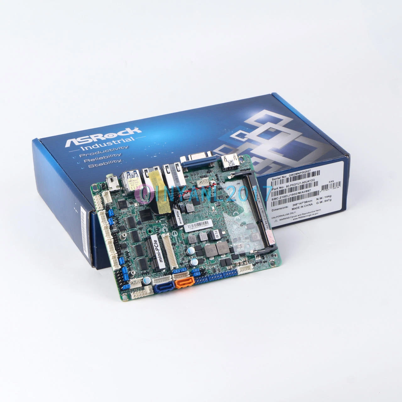 1Pcs NEW ASRock SBC-210D Industrial motherboard Opens in a new window or tab