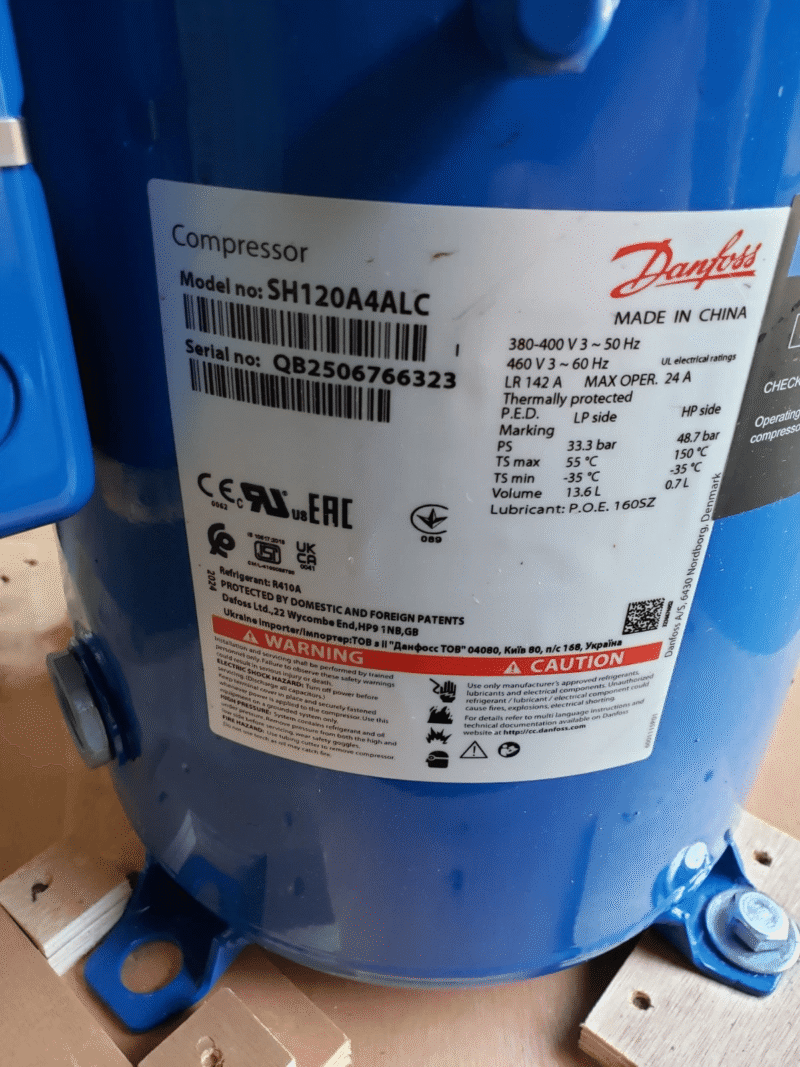 SH120A4ALC DANFOSS Compressor Brand New