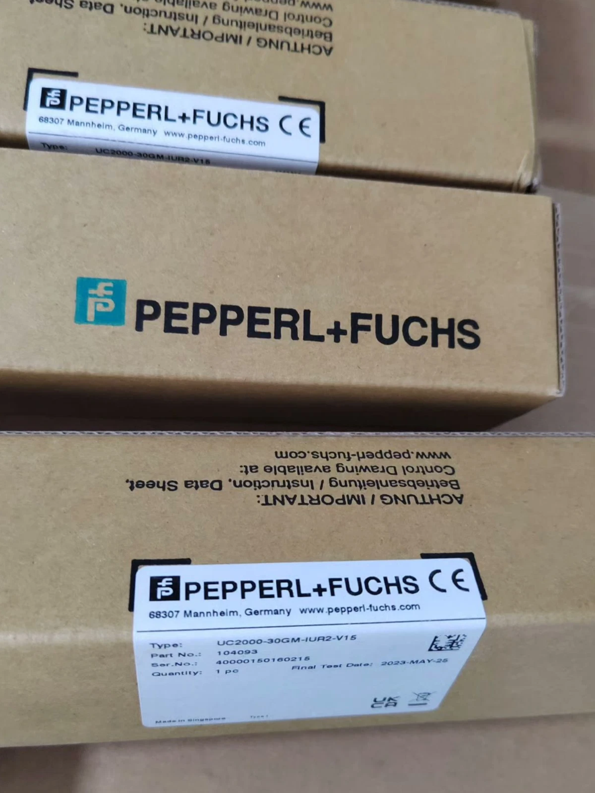 1PC Brand New Pepperl+Fuchs UC2000-30GM-IUR2-V15 Ultrasonic Sensor Opens in a new window or tab 2 UC2000 30GM IUR2 V15 0