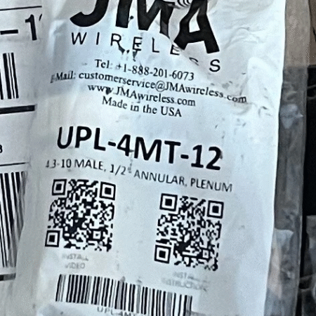 (1) Brand New Box of 42 QTY of JMA UPL-4MT-12 4.3-10 Male Torque Connector
Opens in a new window or tab