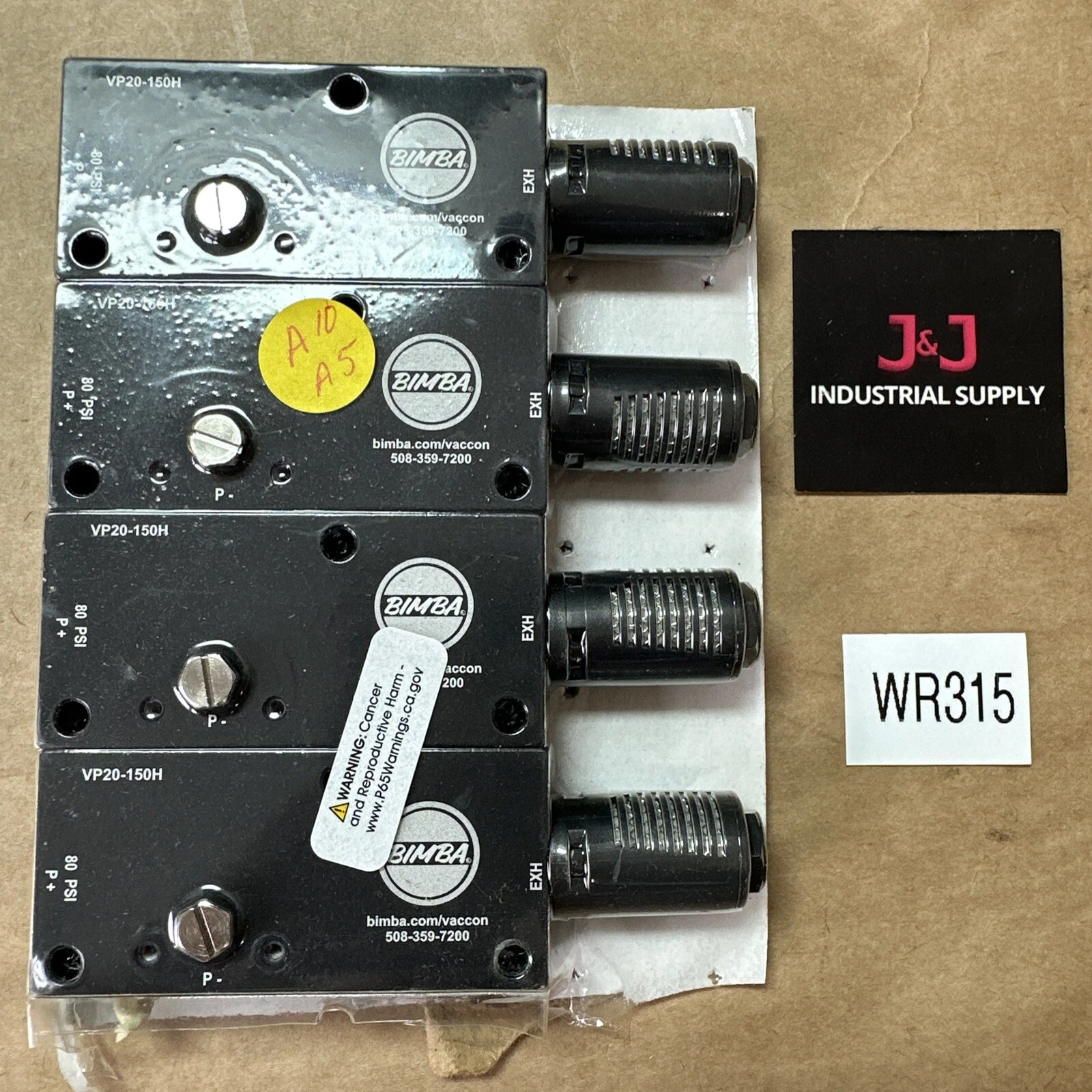 (4) BRAND NEW- Bimba Vaccon VP20-150H Fastbreak Vacuum Pump || FAST SHIPPED 🇺🇸
Opens in a new window or tab