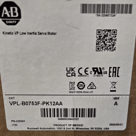 VPL-B0753F-PK12AA AC Drive AB New In Box Free Shipping VPLB0753FPK12AA