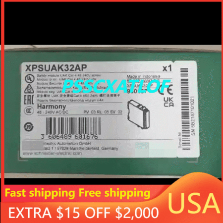 one new Schneider XPSUAK32AP Safety relay Quality assurance