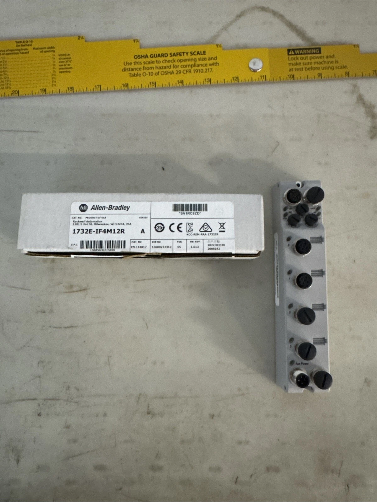 AB 1732E-IF4M12R ArmorBlock Dual-Port EtherNet/IP 4Point Analog Input 2 1732E IF4M12R 0