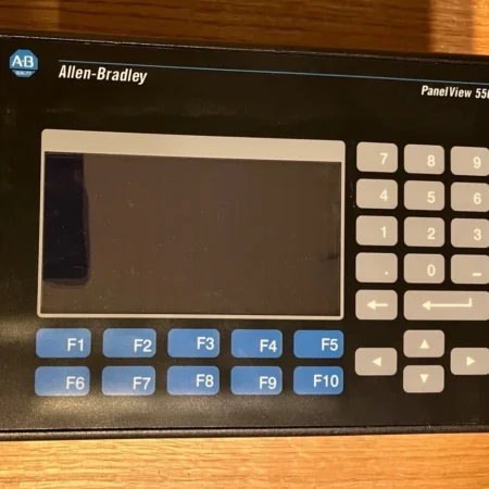 Allen Bradley 2711-B5A2L1 /H PanelView 550 Mono Touch/Key/DH-485 DC FRN 4.46