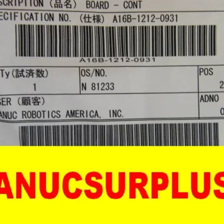 GE FANUC A16B-1212-0931/07B A16B-1212-0931 BOARD NEW 1 YEAR WARRANTY