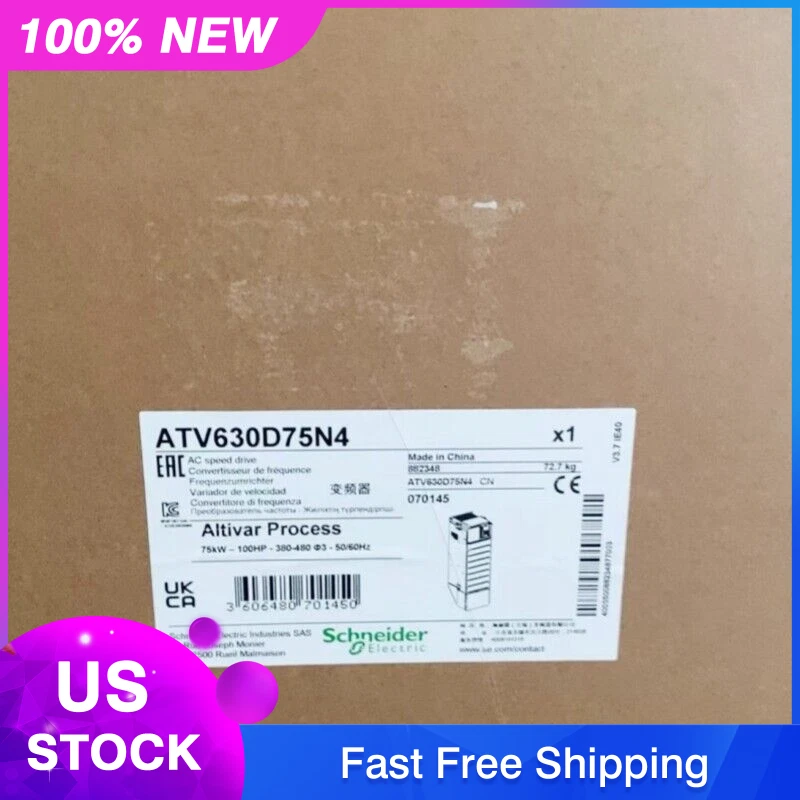 1PCS New ATV630D90N4 Schneider ATV630D90N4 Frequency Converter Fast Shipping