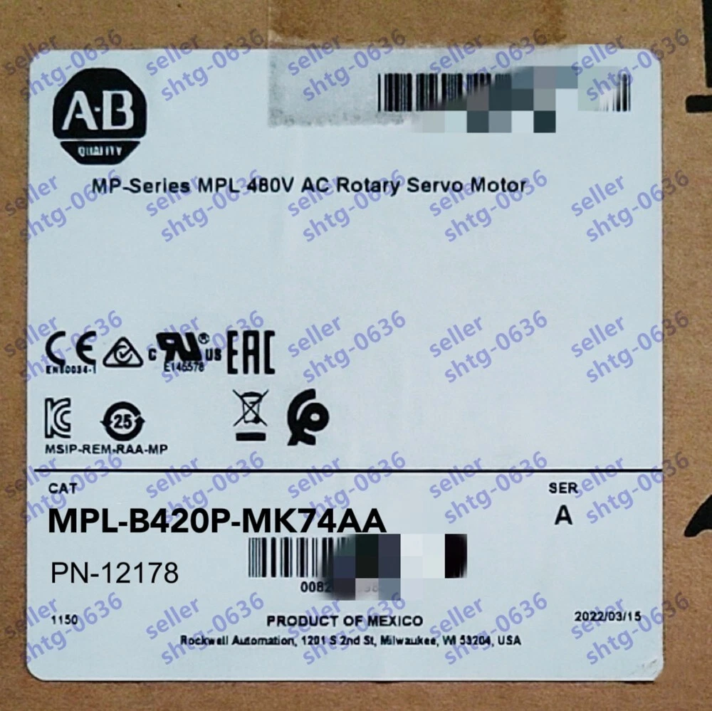 NEW MPL-B420P-MK74AA Servo Motor in box FEDEX or UPS