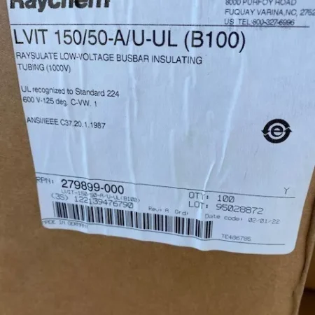 (100 FT) Raychem TE Connectivity LVIT-150/50-A/U-UL-(B100) Insulating Tubing NEW