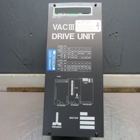 OKUMA VAC-III SPINDLE DRIVE UNIT U7950-006-018R XLNT USED TAKEOUT !! MAKE OFFER