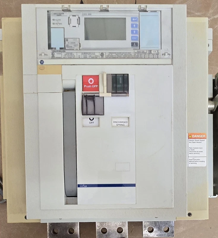 Allen-Bradley 140G-R12K3-E20 2000A R-Frame Molded Case Circuit Breaker 2 140G R12K3 E20 0