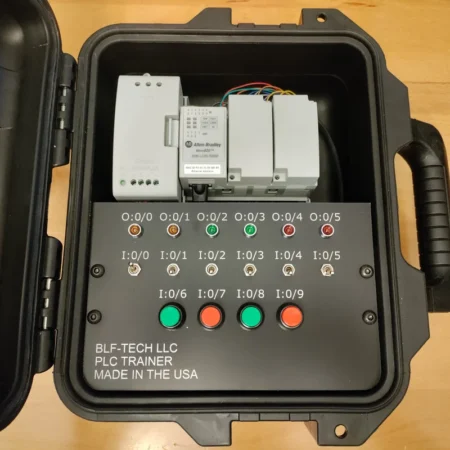 Allen Bradley Micro820 2080-LC20-20QBB PLC Trainer with VisualView HMI Training