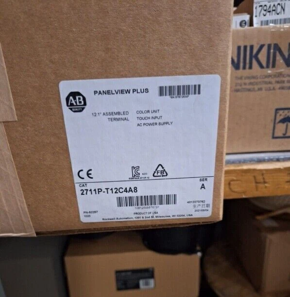 2711P-T12C4A8 Film HMI PanelView Allen Bradley Plus 6 1250 Touch Color 12.1 US 2 2711P T12C4A8 0