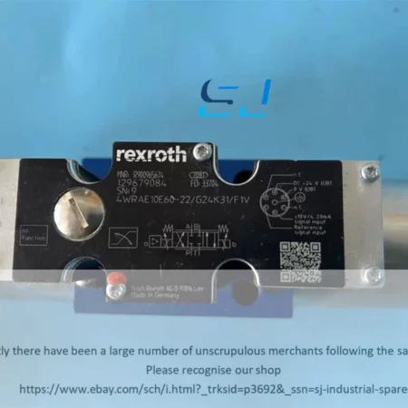 Brand new Rexroth R900965674 4WRAE10E60-2X/G24K31/F1V Proportional Valve