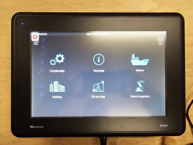 New OEM Beijer 12'' Rugged HMI X2 extreme 12 640014505 MFD 2022 2 640014505.0 0