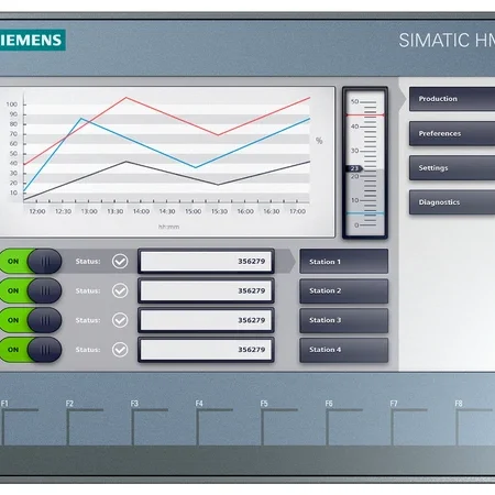 Siemens 6AV2123-2JB03-0AX0 | 6AV21232JB030AX0 SIMATIC HMI, KTP900 Basic panel 9"