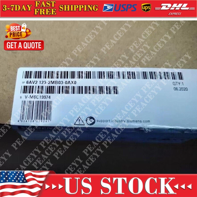 New Siemens 6AV2 123-2MB03-0AX0 6AV2123-2MB03-0AX0 SIMATIC HMI KTP1200 Basic 12" 2 6AV2123 2MB03 0AX0 0