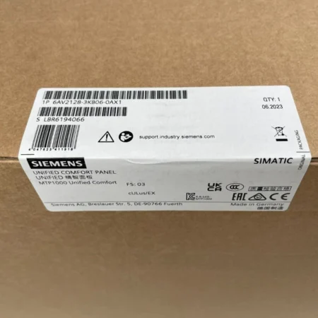 Siemens HMI MTP1000 Unified COMFORT 6AV2128-3KB06-0AX1 Free Shipping