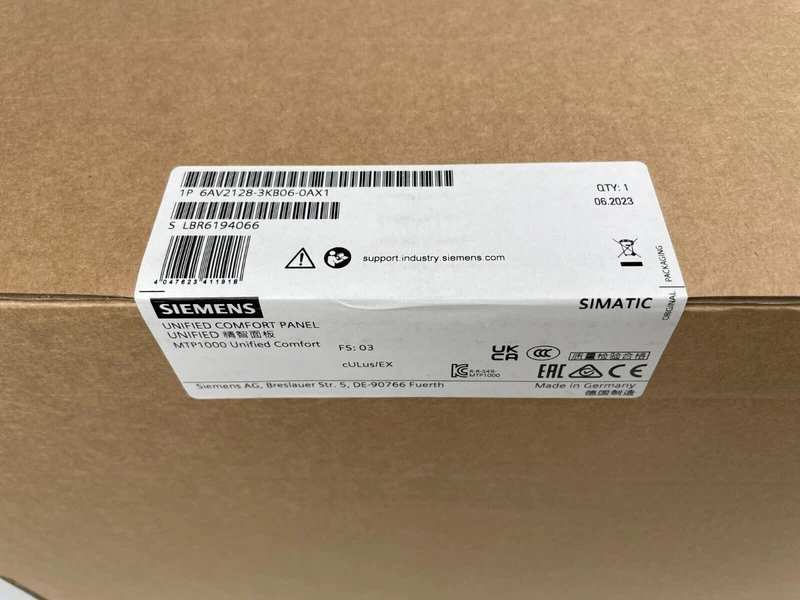 Siemens HMI MTP1000 Unified COMFORT 6AV2128-3KB06-0AX1 Free Shipping 2 6AV2128 3KB06 0AX1 0