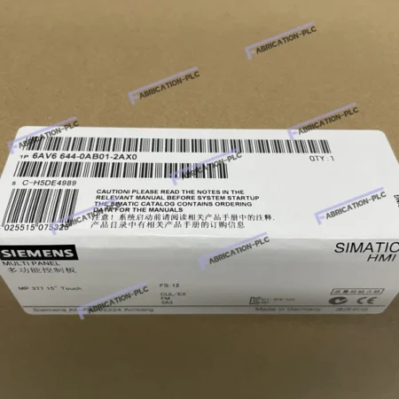 New SIEMENS 6AV6644-0AB01-2AX0 HMI Touch Screen 6AV6 644-0AB01-2AX0