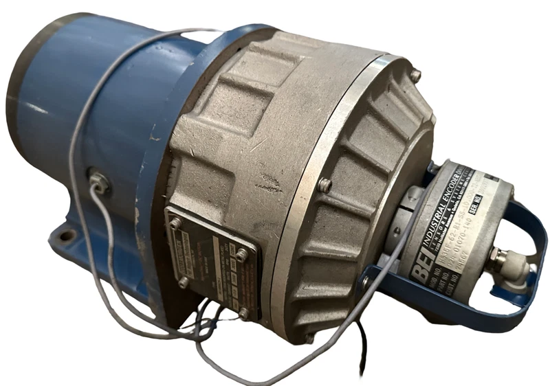 Kollmorgen JR16M4CH-1 ServoDisc DC Motor 1000W 3000RPM 166.6V 7A w/ BEI Encoder 2 JR16M4CH 1 0