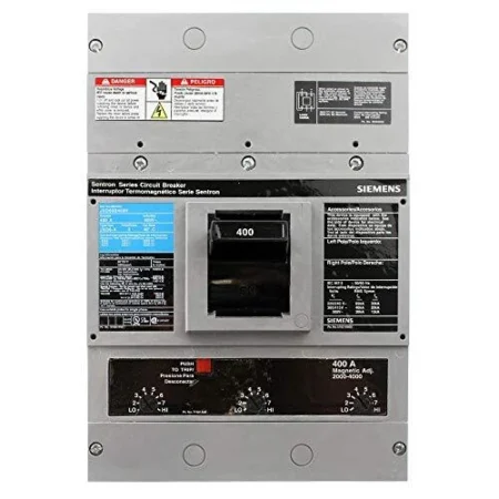 Siemens JXD63B400H 400A 600V 3PH 3P JXD JD Frame Molded Case Circuit Breaker