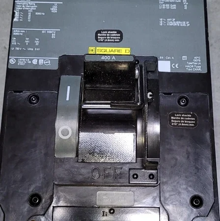 Square D LA36400 Circuit Breaker 400 Amp 3 Pole 600 Vac la36400 LA la